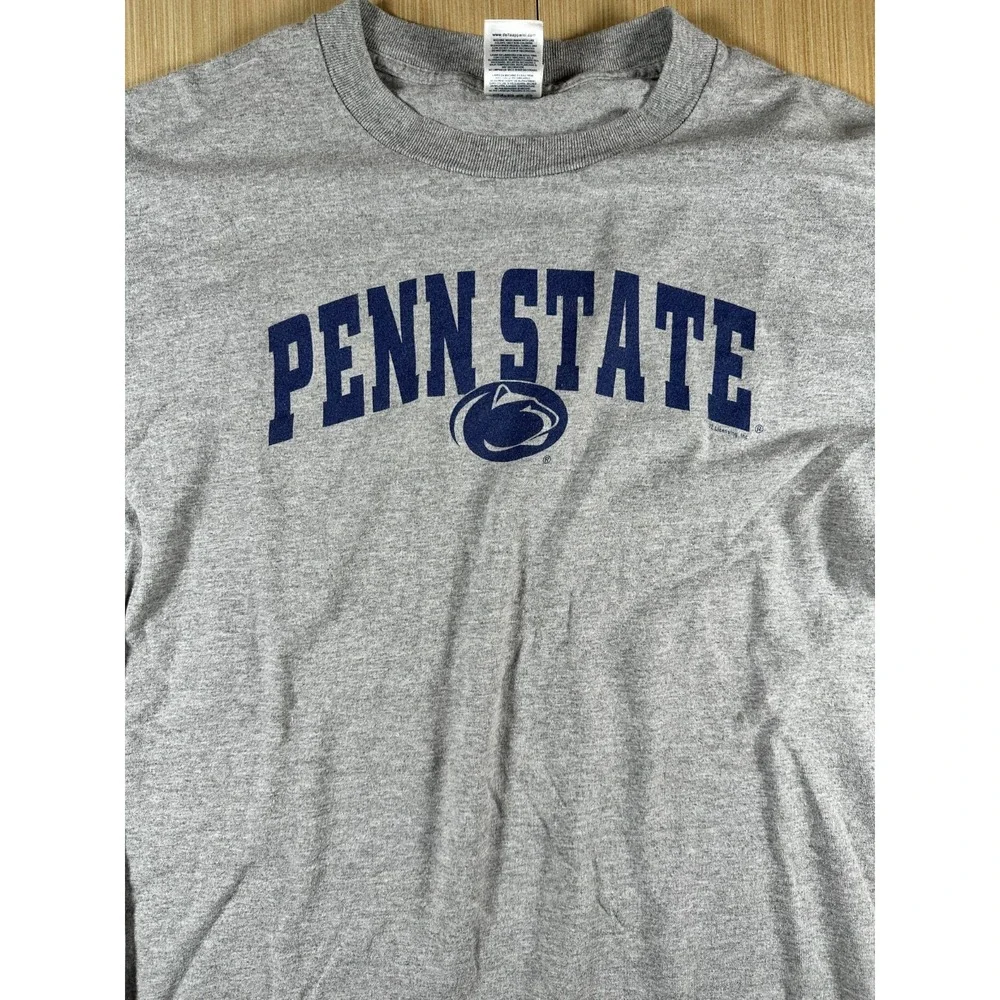 Delta Pro Weight Penn State Nittany Lions Football Shirt Mens XL Heather Gray - Picture 2 of 5